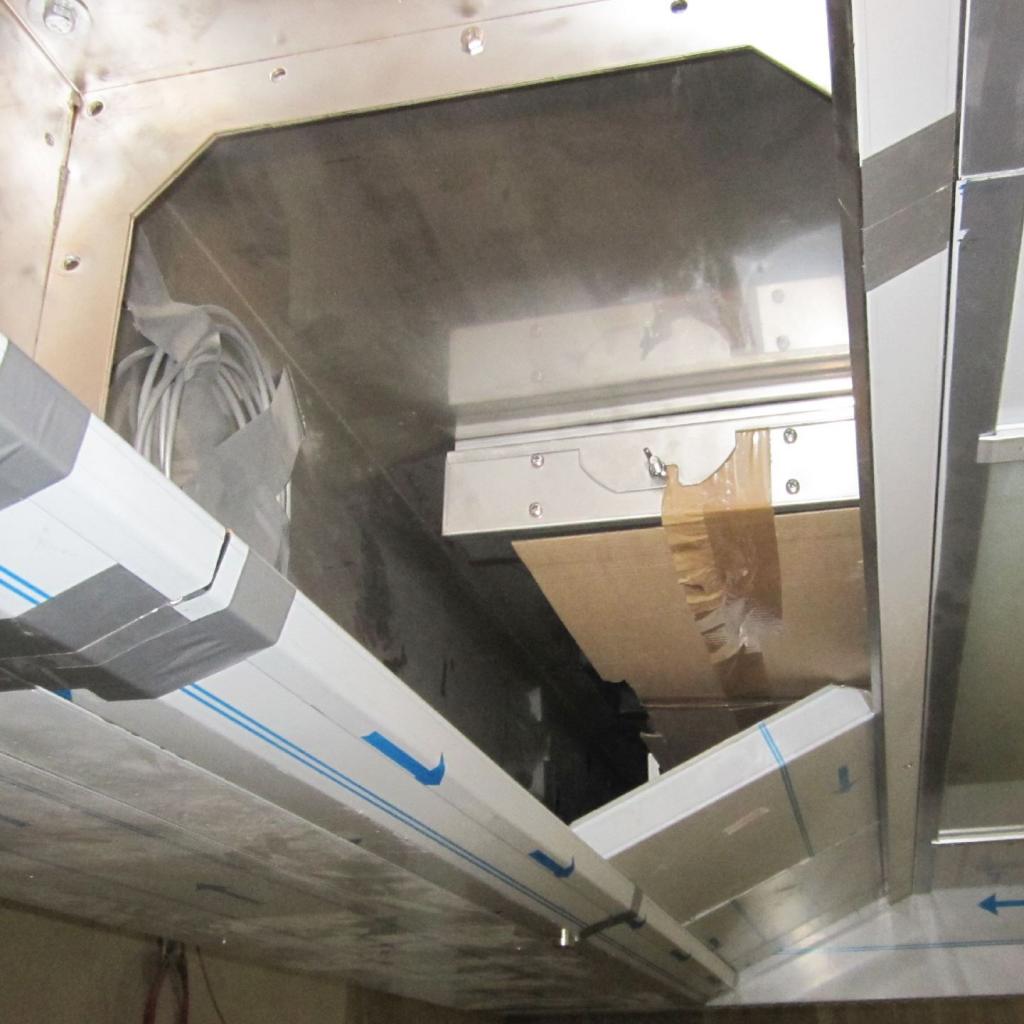 geöffnetes Belüftungssystem