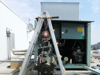 Wartung Dachanlage Lüftungssystem