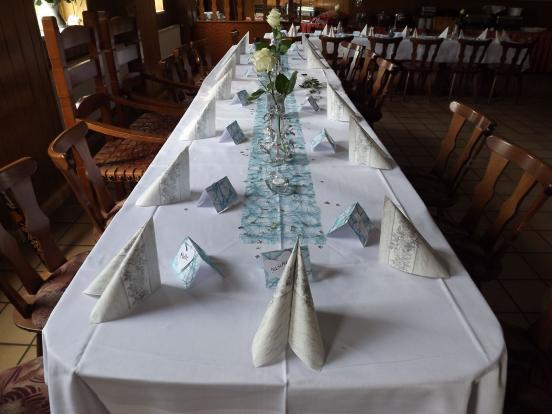 gedeckter Tisch im Restaurant